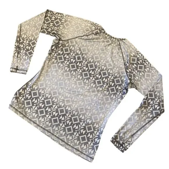 NWOT Nike Pro Hyperwarm Printed Crew Running Top Size XL - Picture 3 of 10